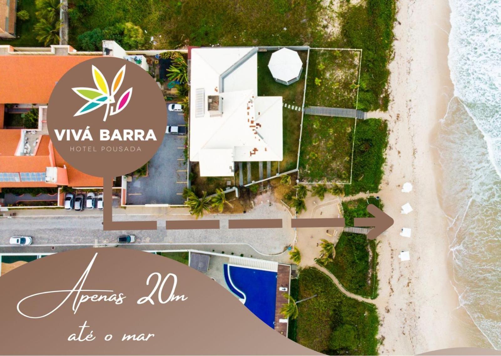 Viva Barra Hotel Pousada Barra de São Miguel Eksteriør billede